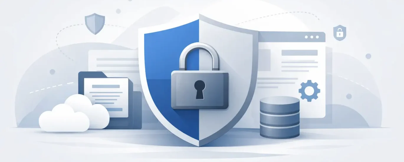 Privacy policy and data protection concept illustration for SmartHuman.in